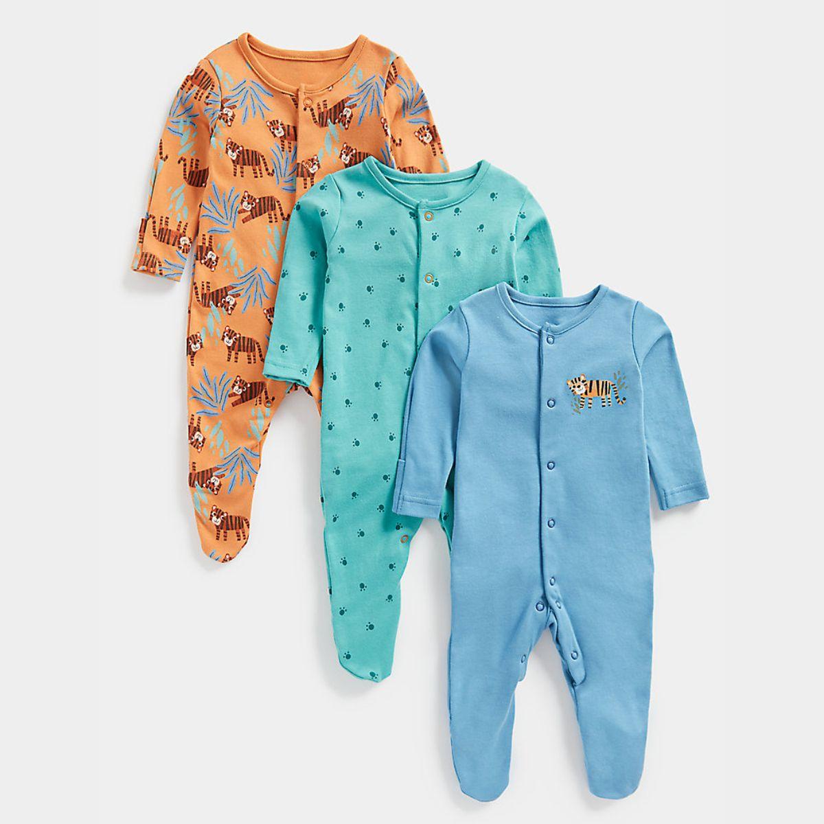 Mothercare sales white sleepsuits